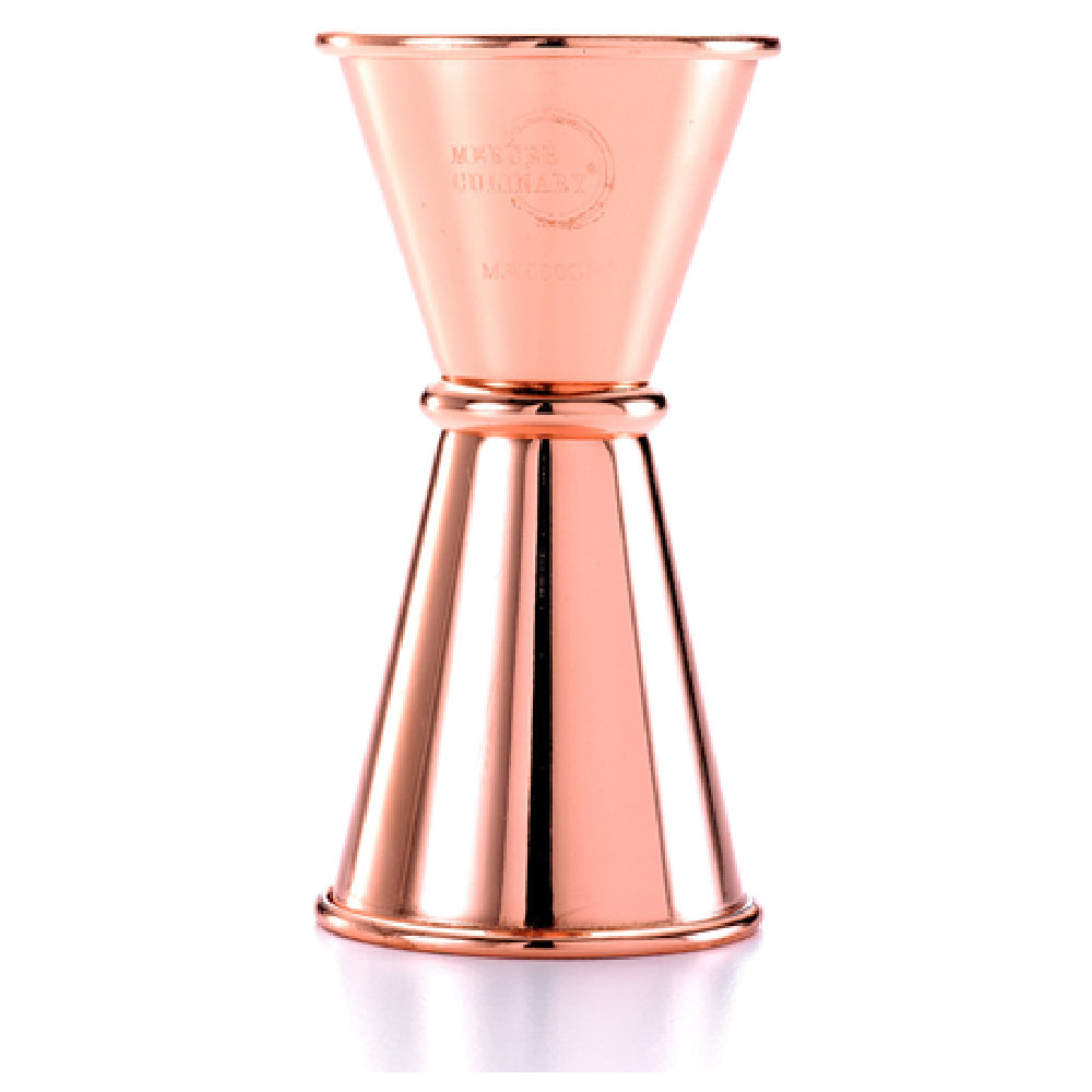 Mercer Culinary M37000CP Barfly® Japanese Style Jigger 1/2 & 3/4 Oz. With Internal Marking Lines