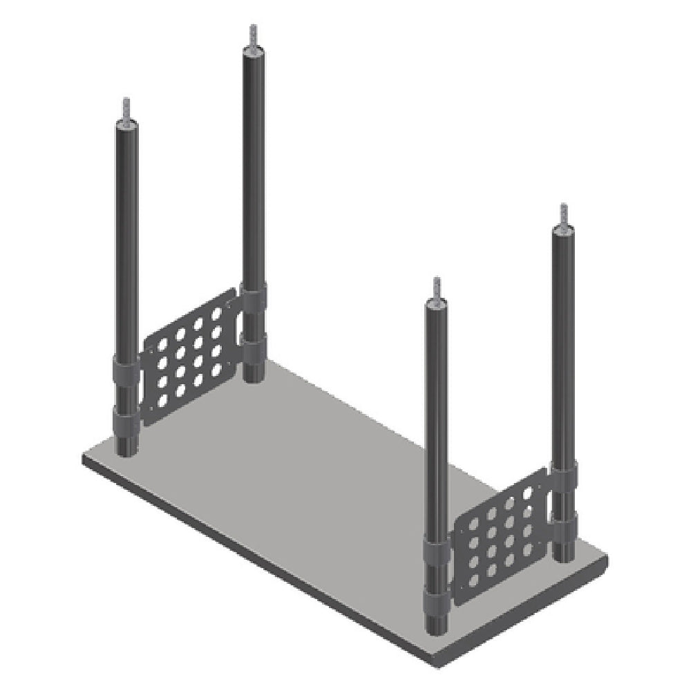 John Boos OSH16FK-2460-CM - Ceiling Mount Overshelf, Single, Heavy Duty