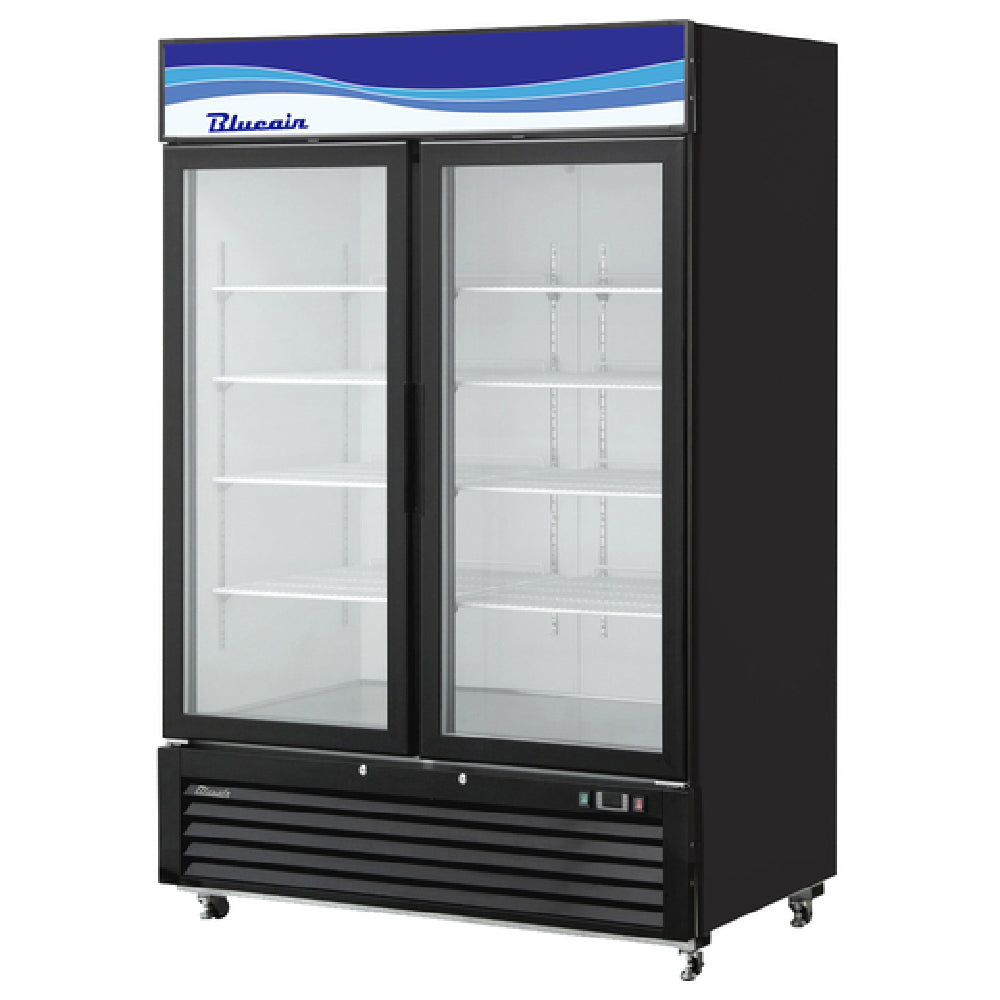 Blue Air BKGM49B-HC - Refrigerated Merchandiser, Two-section, 49 Cu. Ft. Capacity