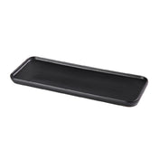 Yanco NB-515 Noble Black Plate 15-1/2"W X 5-1/2"D X 3/4"H Rectangular
