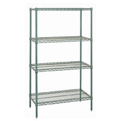 Quantum WR63-1836P Wire Shelving Starter Kit 36"W X 18"D X 63"H 600 800 Lb. Capacity