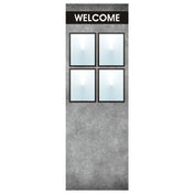 Hubert 95366 - Menu Board, 4-pocket, Floor Stand