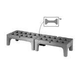 Metro HP2248PDMB - Quick Ship - Metro Bow-Tie™ Dunnage Rack, 22" X 48" X 12"H, Slotted