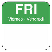 Hubert 45430 - Day Of The Week Label, "Friday", 1" X 1"