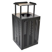 Emuamericas Llc 886 Dado Litter Bin Outdoor/indoor 22"W X 22"D X 45"H Square