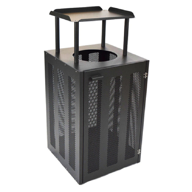 Emuamericas Llc 886 Dado Litter Bin Outdoor/indoor 22"W X 22"D X 45"H Square