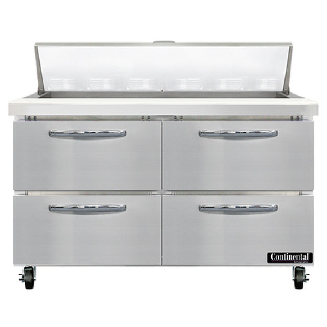 Continental Refrigerator SW48N12-D Sandwich Unit 48"W 13.4 Cu Ft Capacity