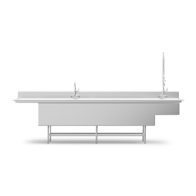 Insinger SMARTSCRUBBER 112 - Smart-Scrubber Automatic Scrub Sink, 112"W X 33"D, 11"H Backsplash