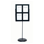 Hubert 47857 - Information Panel, Holds (4) 8-1/2" X 11"H Inserts, 22" X 28"H