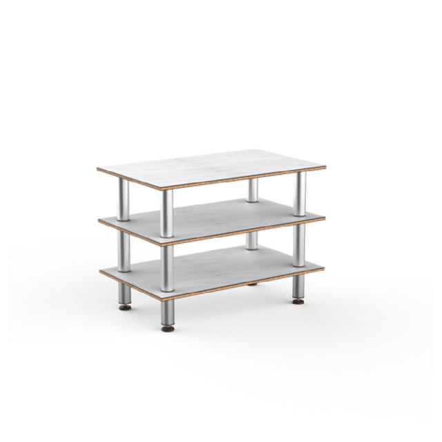 Steelite MGCMLX02CSXF - Modular Classic Medium Unit White Carrera Stainless Steel