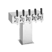 Perlick 4006-5BPC Tee Draft Beer Tower Countertop 14-5/8"W X 12-15/16"H