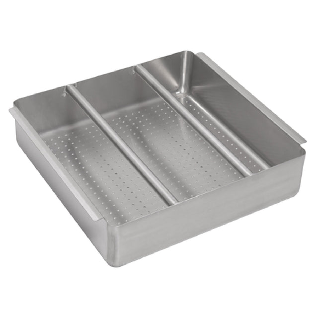 John Boos PB-DTA-1620 Dish Table Pre-Rinse Basket With Welded Slide Bar Stainless Steel Construction