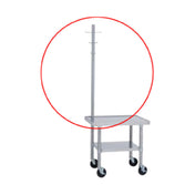Duke 595 Utensil Rack 50" High Constructed Of 1-5/8" Stainless Steel Tubing