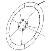 Bizerba GSP BLADE-13 Bizerba Genuine Replacement Blade 13" Diameter (4) Hole