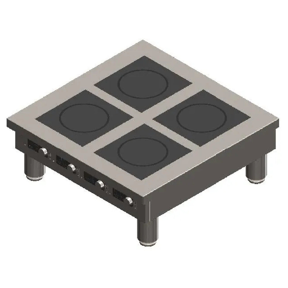 Spring USA BOH-3500-4CTL BOH Series Flameless Induction Cooktop Countertop 4-zone