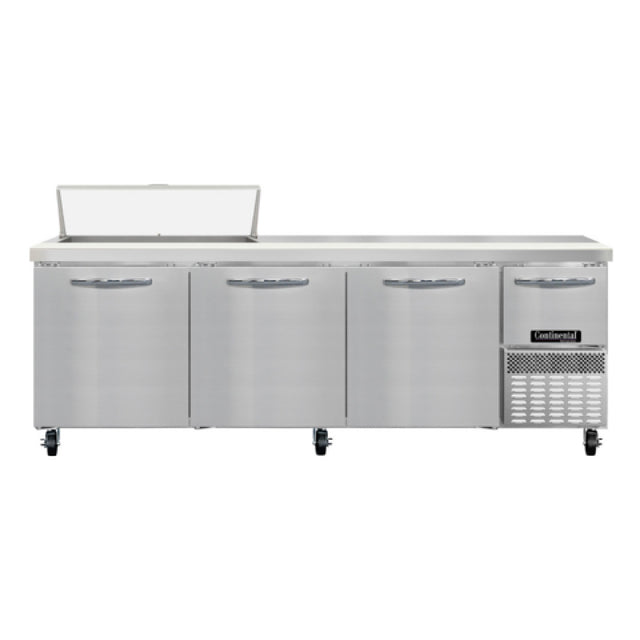 Continental Refrigerator RA93SN10 Refrigerated Base Shallow Depth Sandwich Unit