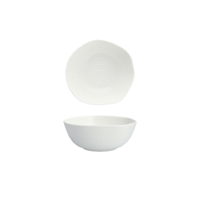 Fortessa 4700.F0000.06 Contexture Shallow Organic Bowl 6.8"W X 6.6"D X 2.7"H