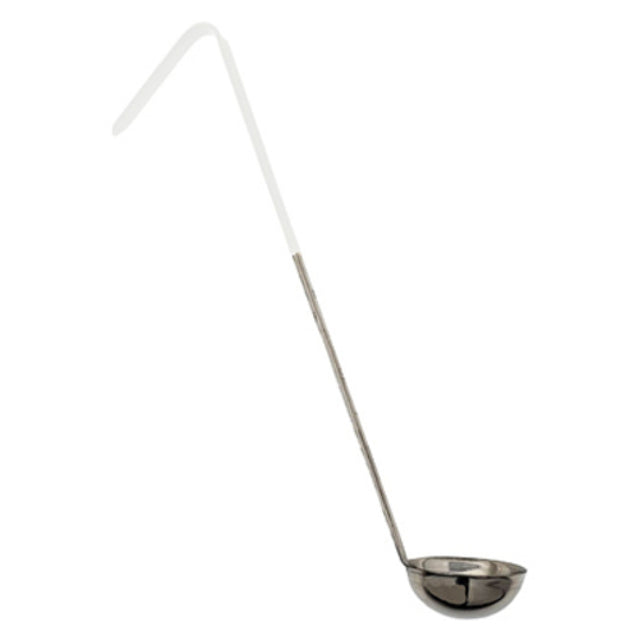 Omcan 80763 3 Oz One-Piece Stainless Steel Ladle With Ivory Handle