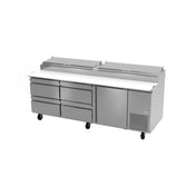 Fagor Refrigeration FPT-93-D4 19055129 Refrigerated Pizza Prep Table 93"W 26.5 Cu.ft. Capacity
