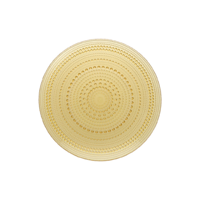 Fortessa JUPITERAM.19 Jupiter Amber Charger Plate Glass 13" Dia. Dishwasher Safe (12 Each Per Case)