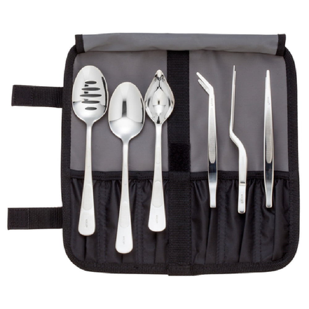 Mercer Culinary M35153 Basics Plating Set 7-piece Includes: (1) M35143 Petite Saucer Spoon