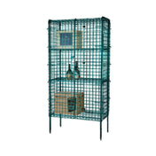 1880 Hospitality FSSEC2436GN Focus Foodservice Security Cage Complete Stationary Kit