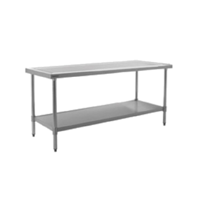 Eagle T4884SEM Spec-Master® Marine Series Work Table 84"W X 48"D 14/300 Series Stainless Steel Top