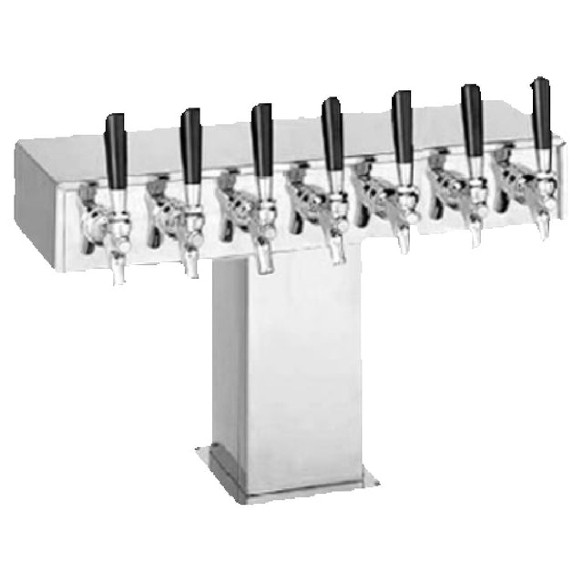 Perlick 4006-7BPC Tee Draft Beer Tower Countertop 20-1/8"W X 12-15/16"H