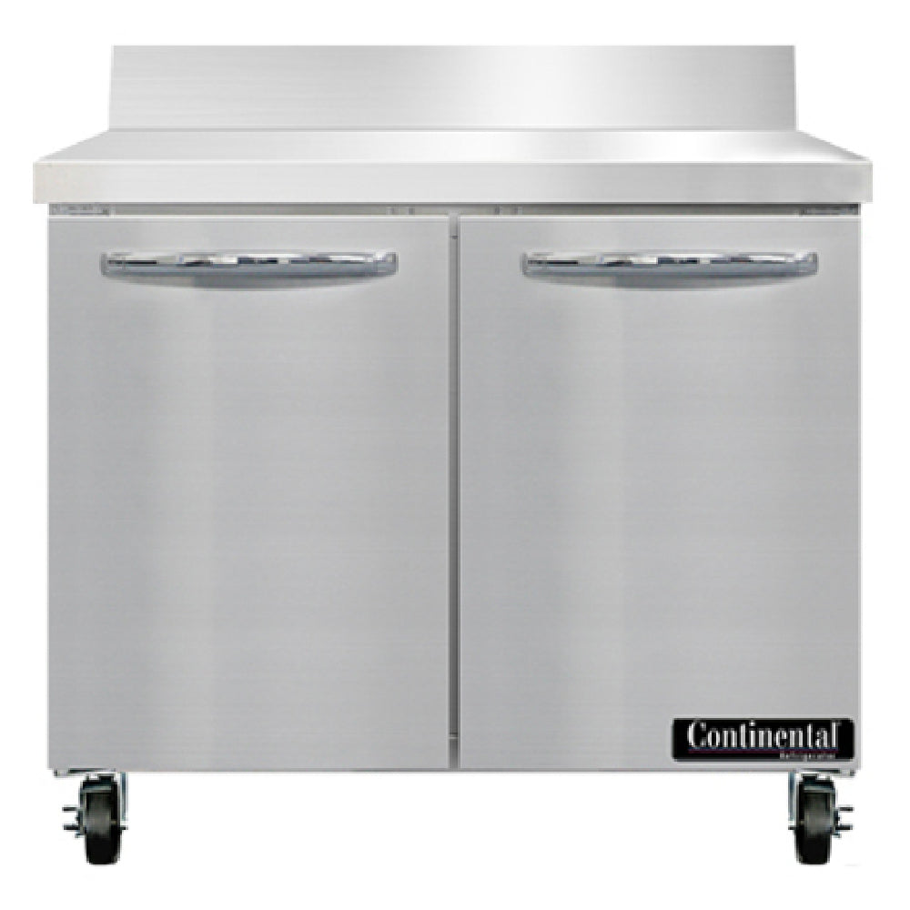 Continental Refrigerator SW36NBS Work Top Refrigerator 36"W 10.3 Cu Ft Capacity