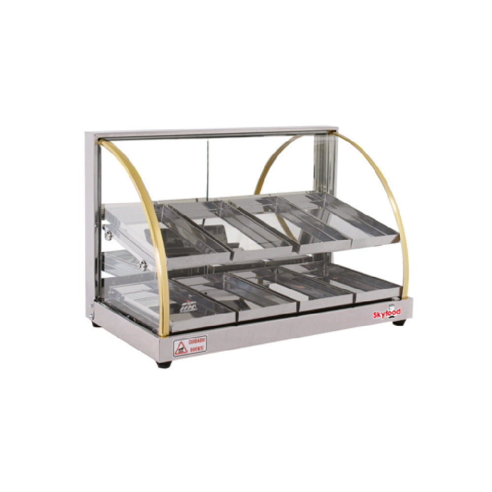 Skyfood Equipment FWDE2-25 Economy Line Heated Deli Display Case Countertop 24-3/4"W