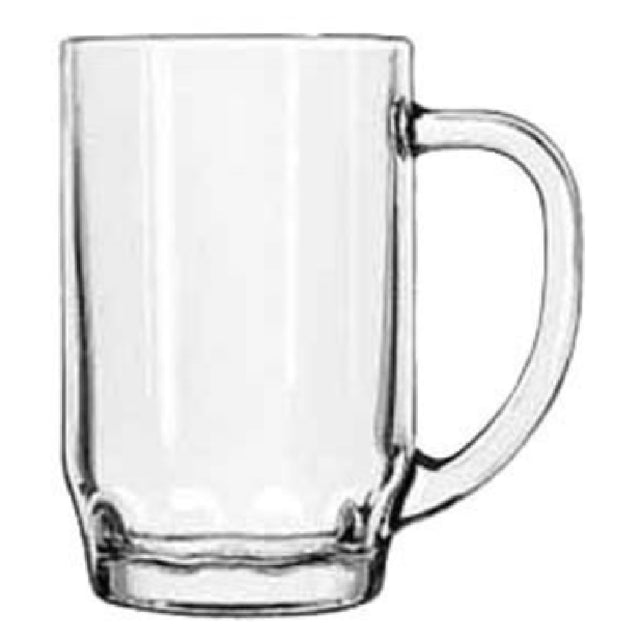 Libbey 5303 Thumbprint Beer Stein 19-1/2 Oz. Glass