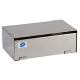 Louis Tellier B1030 Disposable Glove Dispenser 3-31/100" X 5-1/2" X 3-1/2"H Down Side Wall Mounted