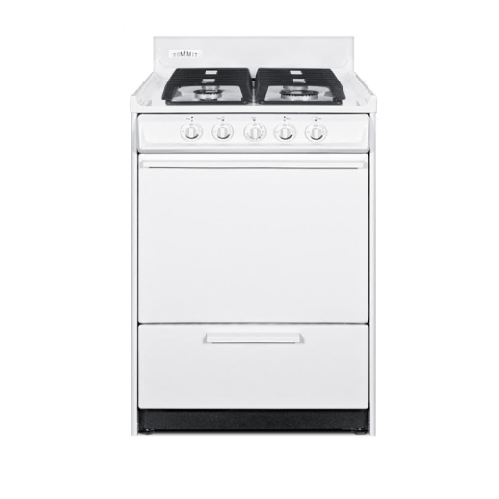 Summit WTM6107IS - Gas Range, 20" W X 24"D, 2.92 Cu.ft. Oven Capacity