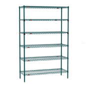 Metro SEZ-184874K3-S-42 Super Erecta® Starter Shelving Unit 48"W X 18"D X 74"H