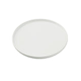 Yanco CA-210 Cambria Dinner Plate 10" Dia. X 1"H Porcelain With Aluminum