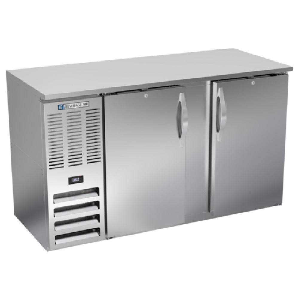 Beverage Air BBN58HC-F-S - Refrigerated Food Rated Back Bar Storage Cabinet, Two-section