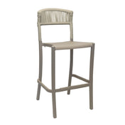 Grosfillex UT872181 - Tahoe Barstool, Rope Weave Design, Bar-height Level