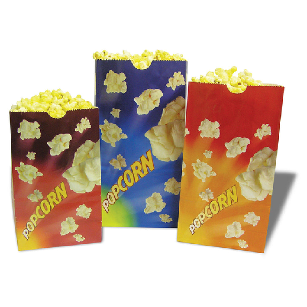 Winco 41246 Benchmark Popcorn Butter Bags 46 Oz. 4-1/4"W X 2-1/2"D X 8-1/4"H