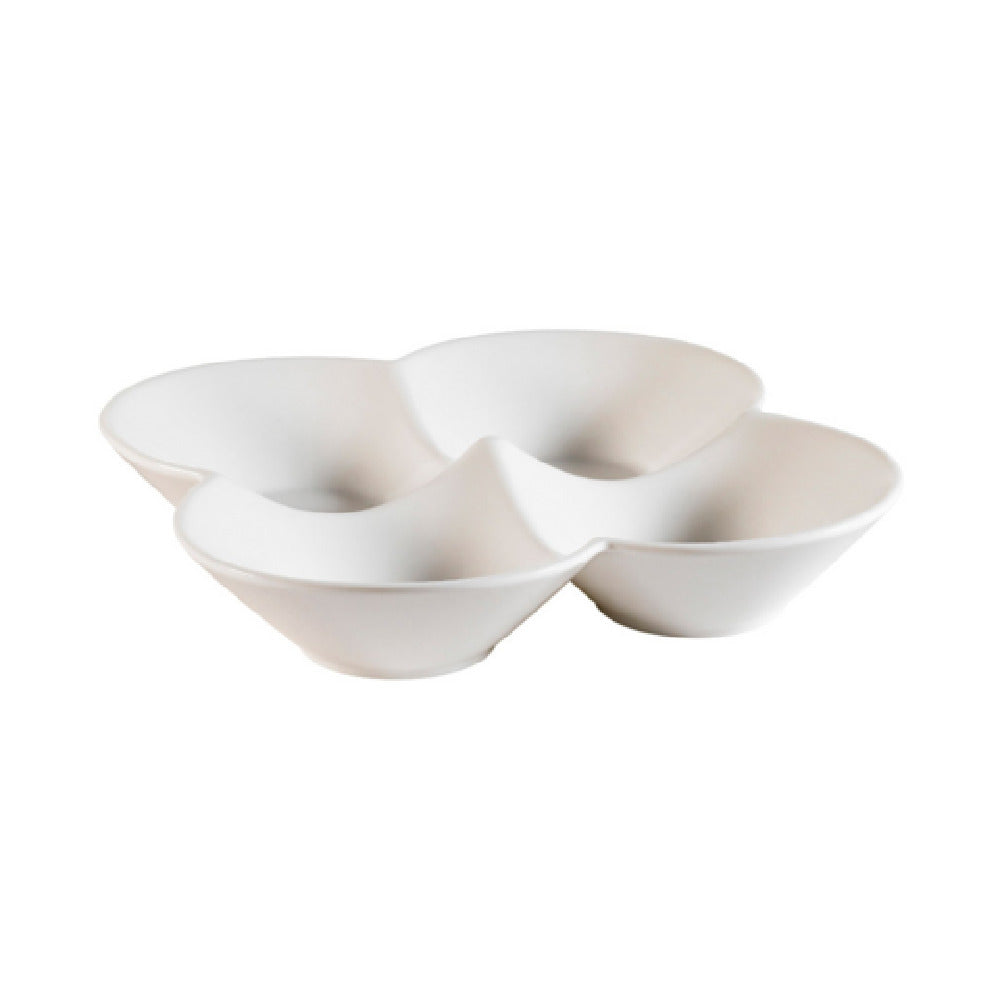 CAC China FWD-10 Accessories Flower Dish 10"L X 10"W X 2"H Floral Shape