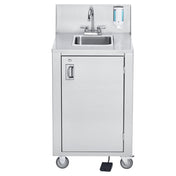 Crown Verity CV-PHS-4 Portable Hand Sink Hot & Cold Water Space Saver