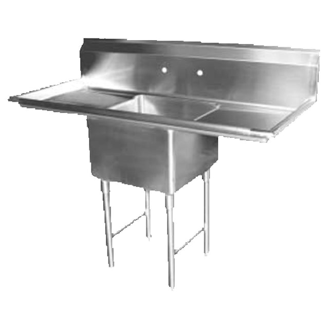 GSW USA SE18181D Sink One Compartment 54-1/8"W X 24"D X 45"H
