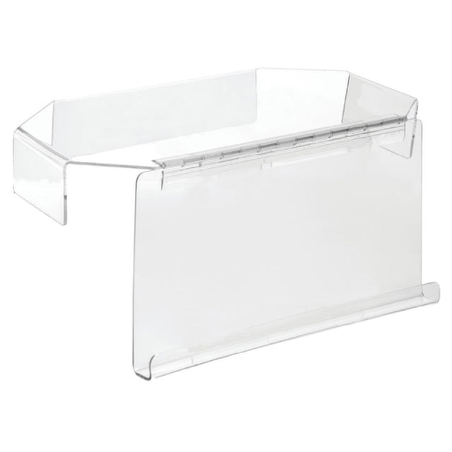 Hubert 33124 - Sneeze Guard Cover, For Stackable Countertop Crate, 13" X 10" X 8"H