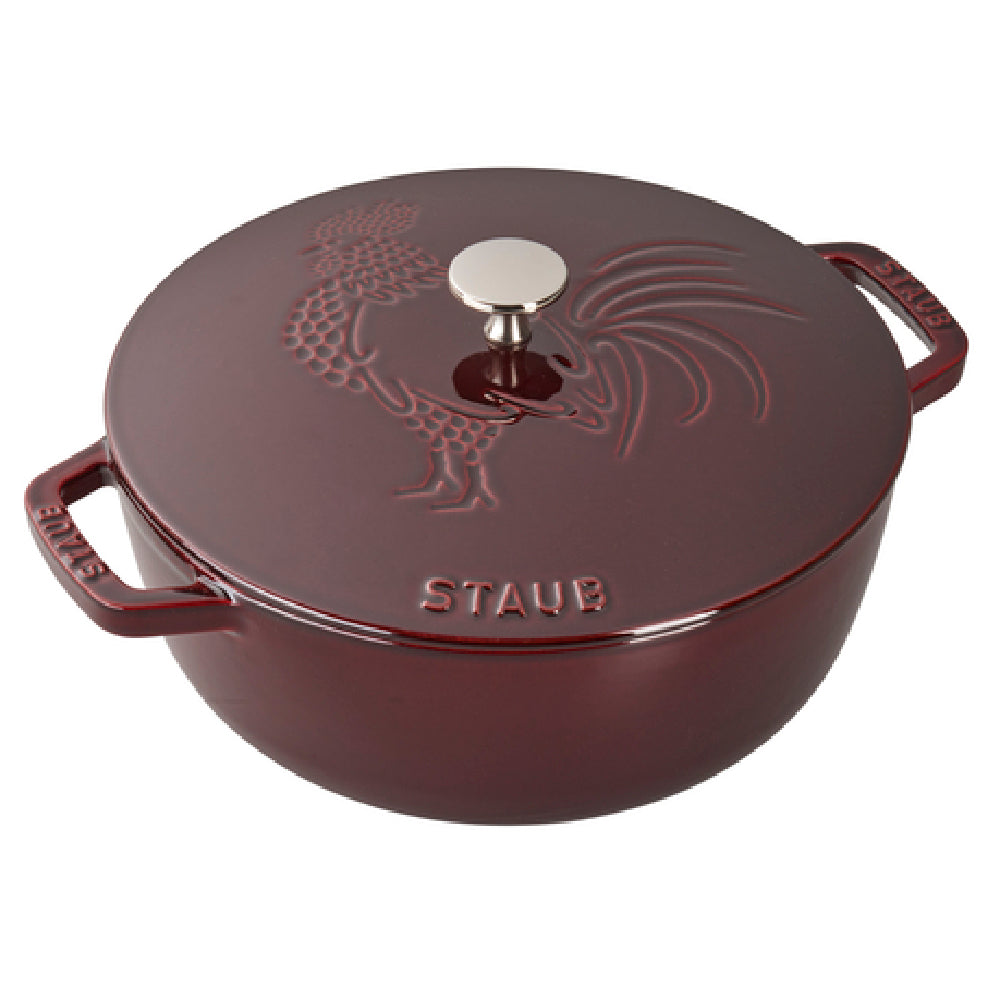 Zwilling 11752487 Staub® Essential French Oven Rooster Cocottes 3.75 Qt. 12-3/10" X 9-4/5" X 5-4/5"