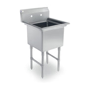 Steel Works Stainless SWS1C181812-318 Sink 18ga/304 Stainless Steel 23-1/2" X 23" X 43-3/4"H
