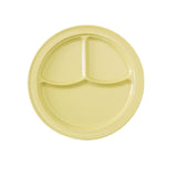 Yanco NS-703Y Nessico Compartment Plate 10-1/4" Dia. 3-compartments