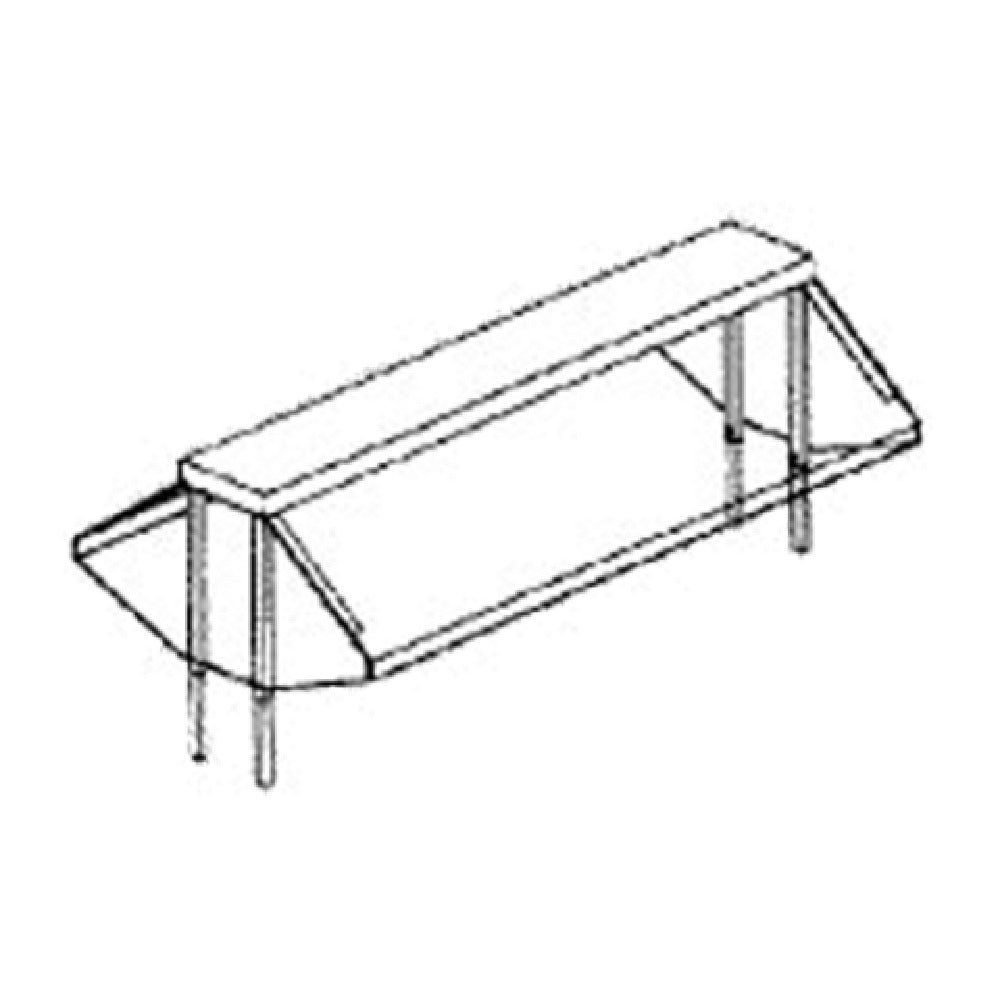 Piper Products RBPG-74 - Double Sided Protector Guard, Buffet Style, With End Guards