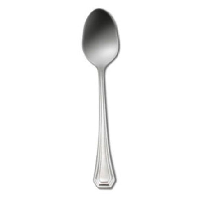 1880 Hospitality V246SADF Oneida® A.D. Coffee Spoon 4-5/8" Incised Lines Along Handle Perimeter