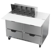 Beverage Air SPED48HC-08C-4 Sandwich Top Refrigerated Counter Two-section 48"W