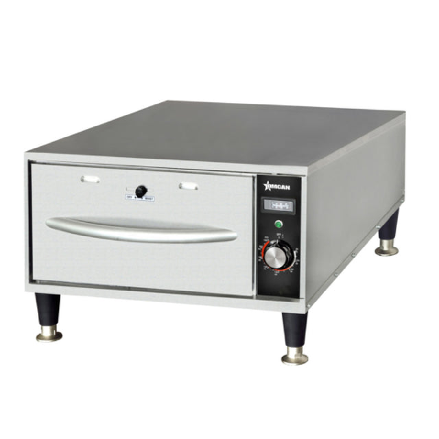 Omcan 47546 (FW-CN-0001) Narrow Warming Drawer Freestanding One Drawer