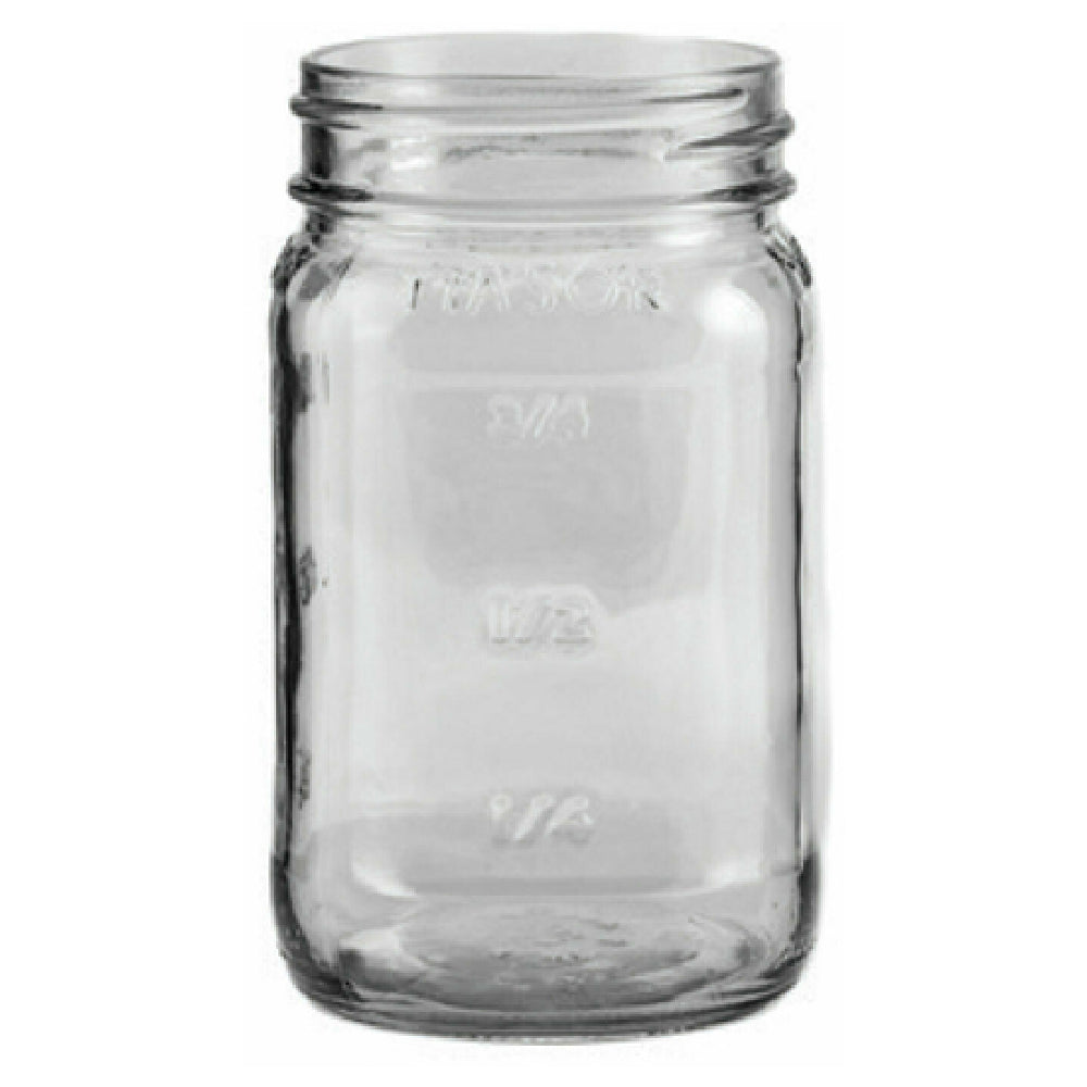 Hospitality Brands HGMJ016-012 Hospitality Brands Mason Jar 16 Oz. Premium Glass